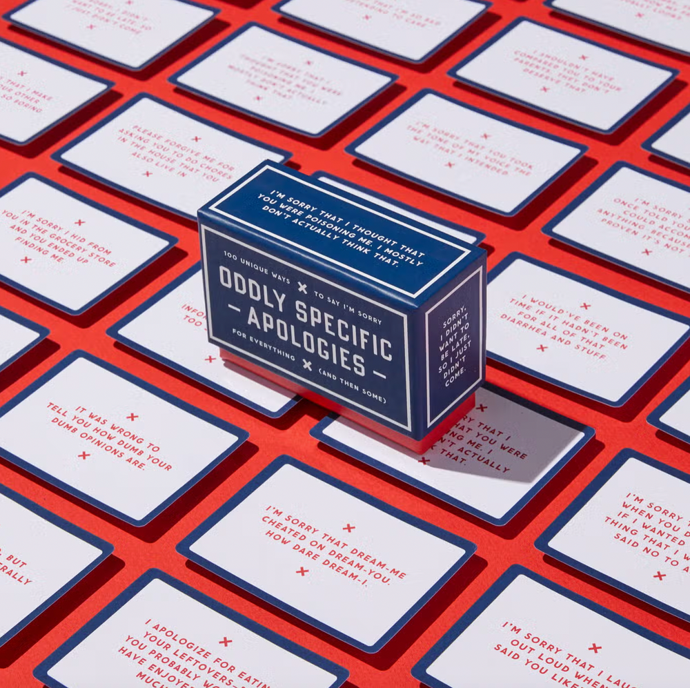 Oddly Specific Apology Cards