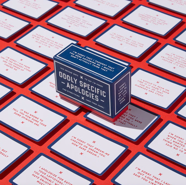Oddly Specific Apology Cards