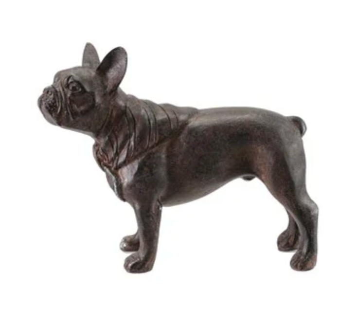 Black Resin French Bulldog