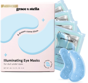 Grace & Stella Eye Masks: Blue