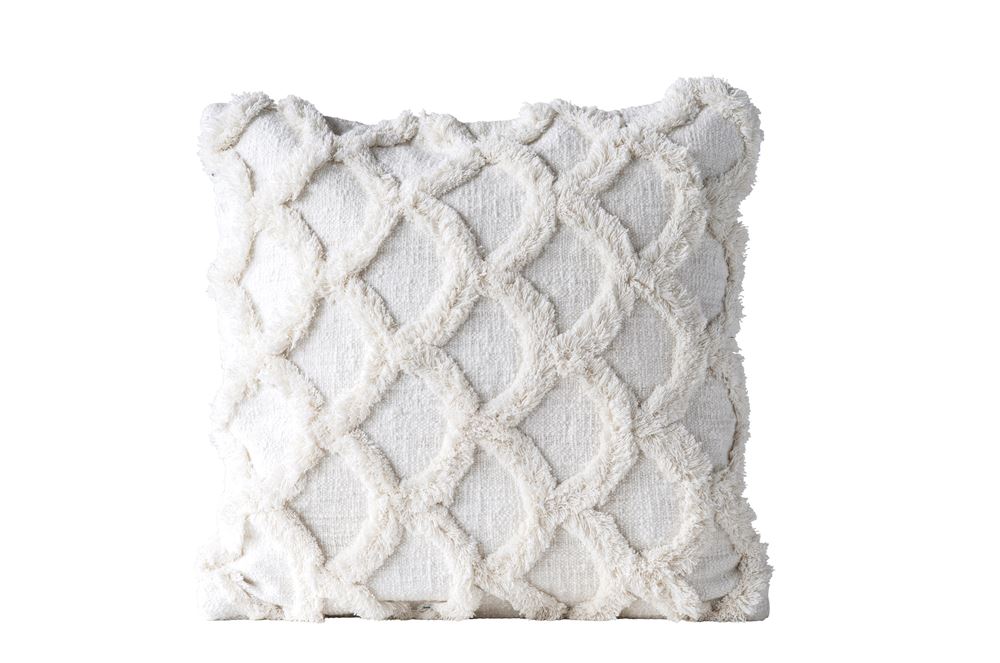 Chenille Scalloped Pillow