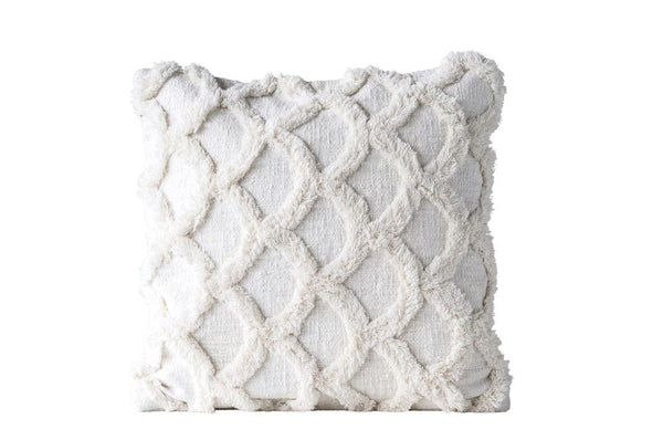 Chenille Scalloped Pillow
