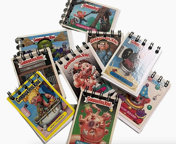 Up-cycled Garbage Pail Kid Mini Journals