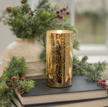 3D Flame Glass Candle