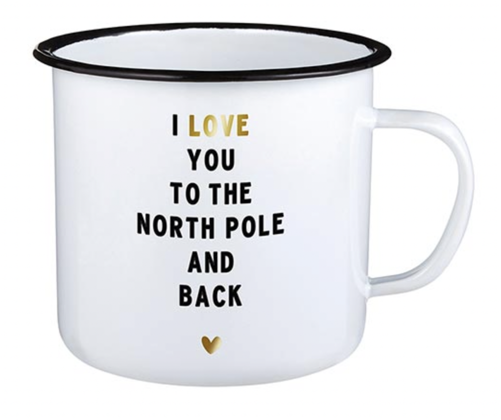 24 oz Holiday Enamel Mug
