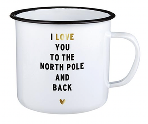24 oz Holiday Enamel Mug