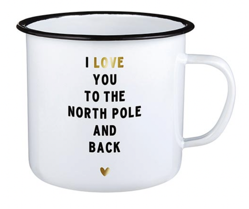 24 oz Holiday Enamel Mug