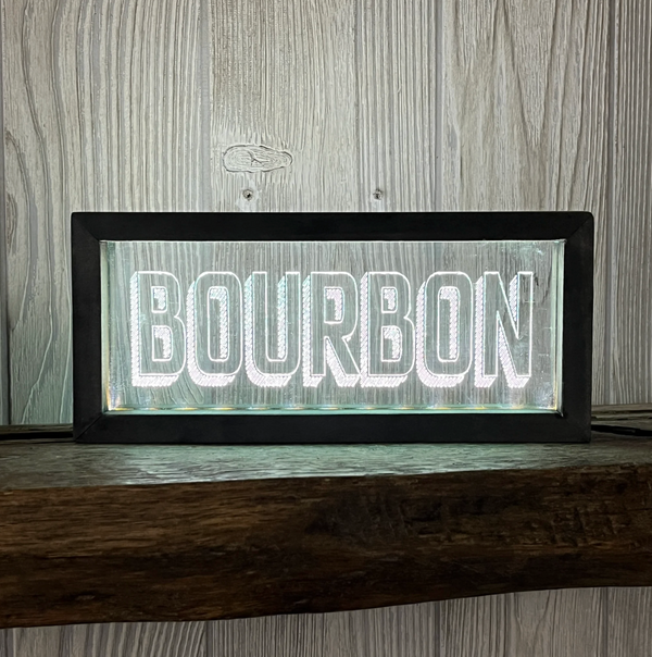 Bourbon Light-Up Sign
