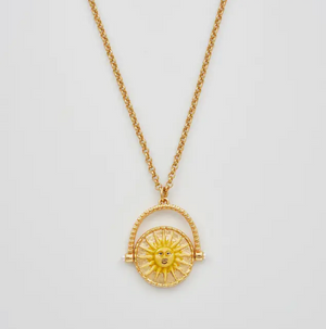 Night and Day Spinner Necklace