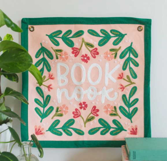 Embroidered Canvas Banner