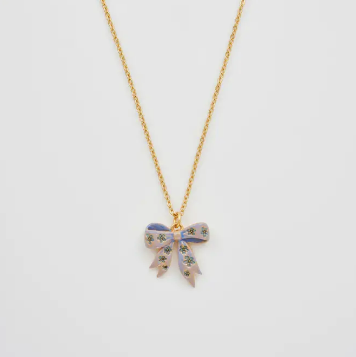 Bow Pendant Necklace