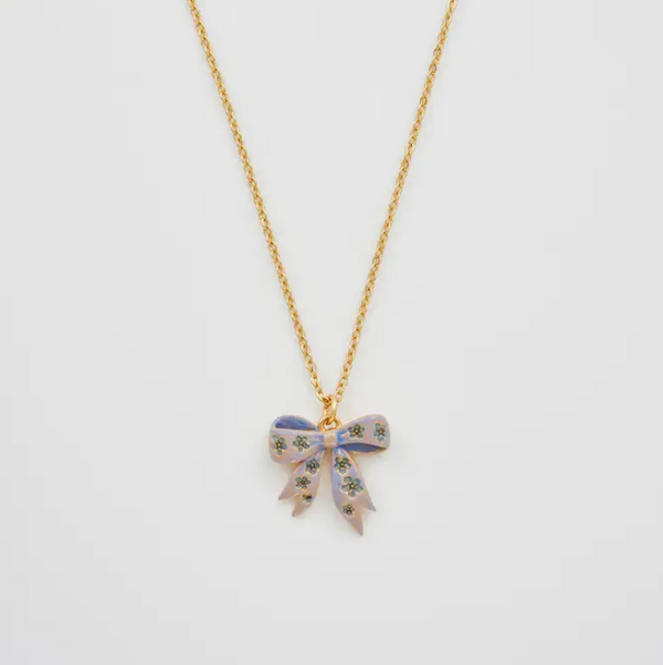 Bow Pendant Necklace