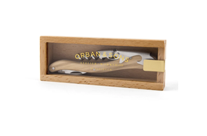 Olivewood Corkscrew In Beechwood Box