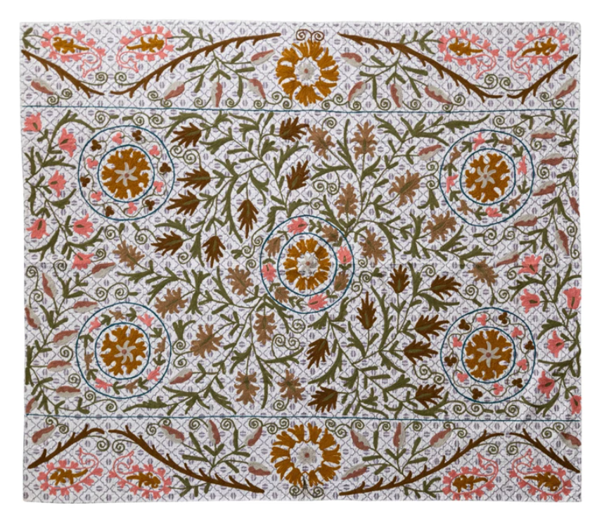 Floral Pattern Throw Blanket