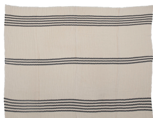 Throw with Frayed Edges