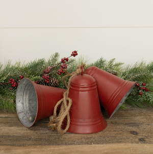 29" Red Hanging Bells