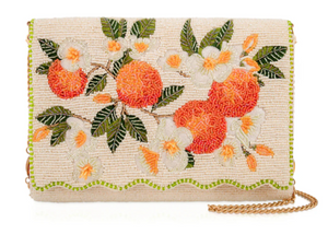 Sun Kissed Orange Beaded Purse