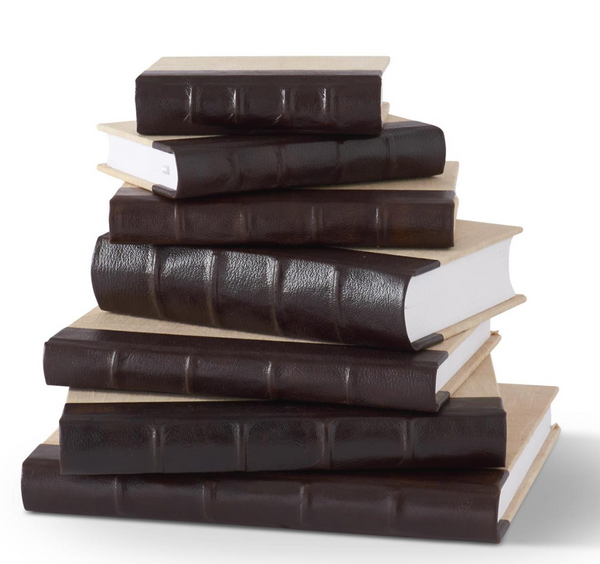 Vintage Journals w/Brown Leather Spine