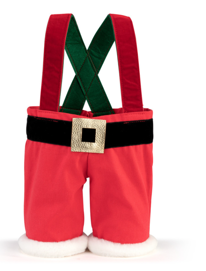 Santa Pants Bottle Bag