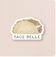 Taco Belle Sticker