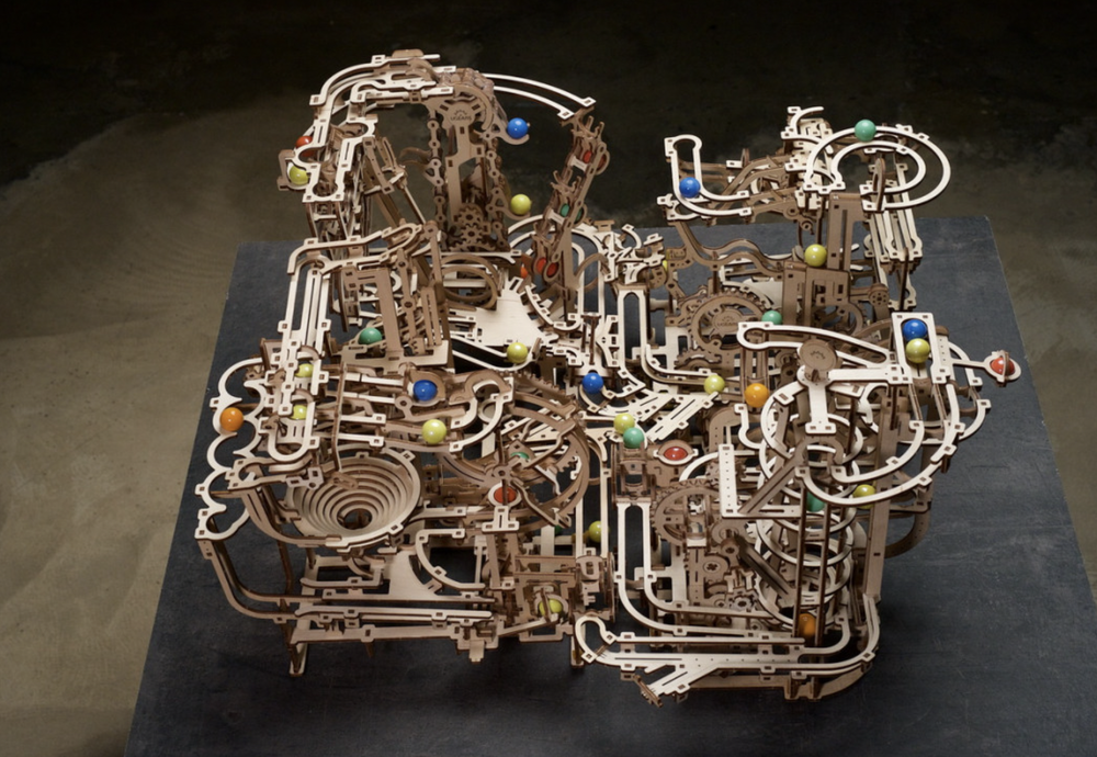 UGears Marble Run Spiral Hoist