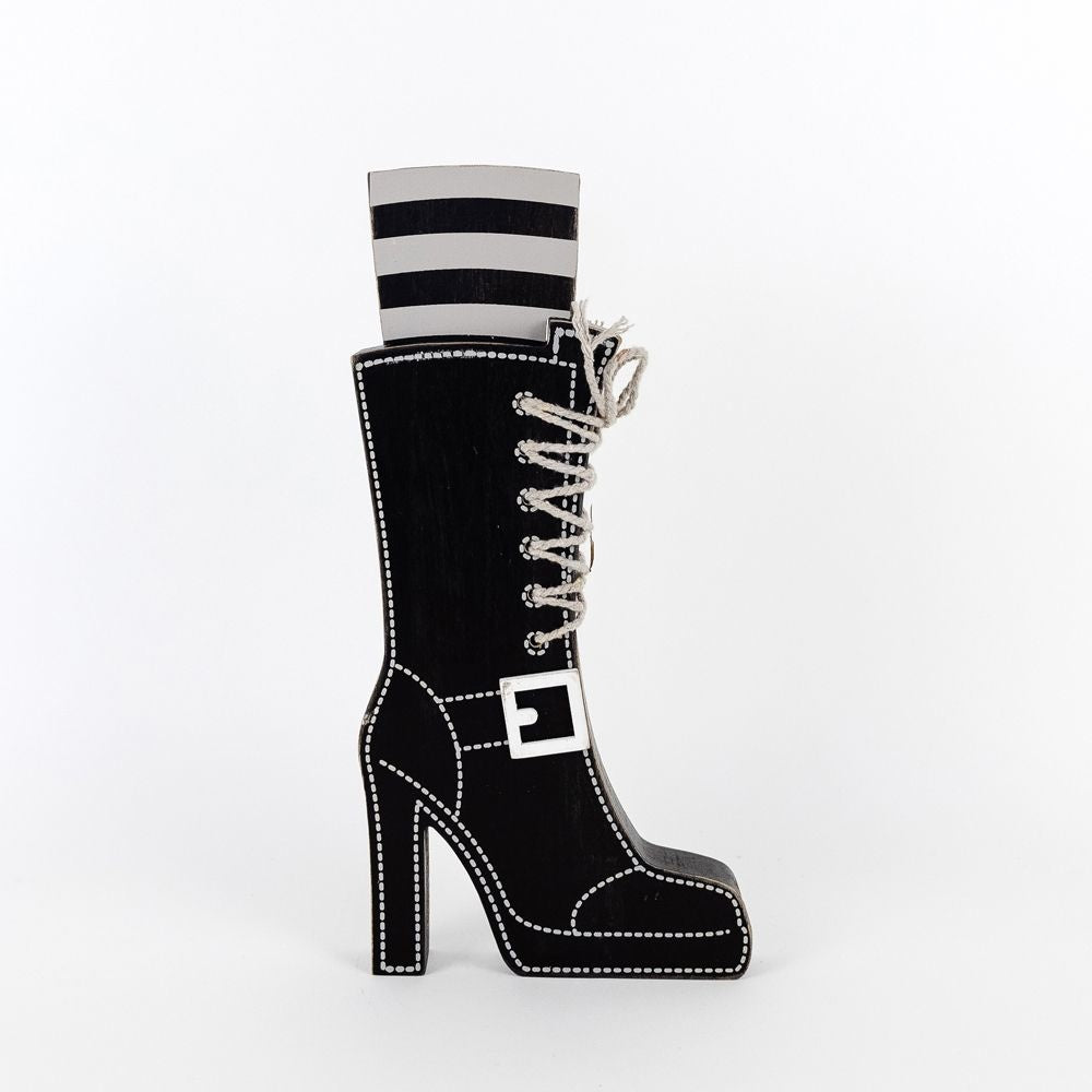 Wooden Witch Boot