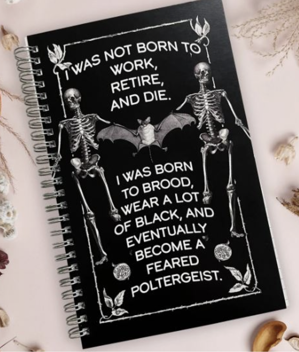 Feared Poltergeist Spiral Notebook