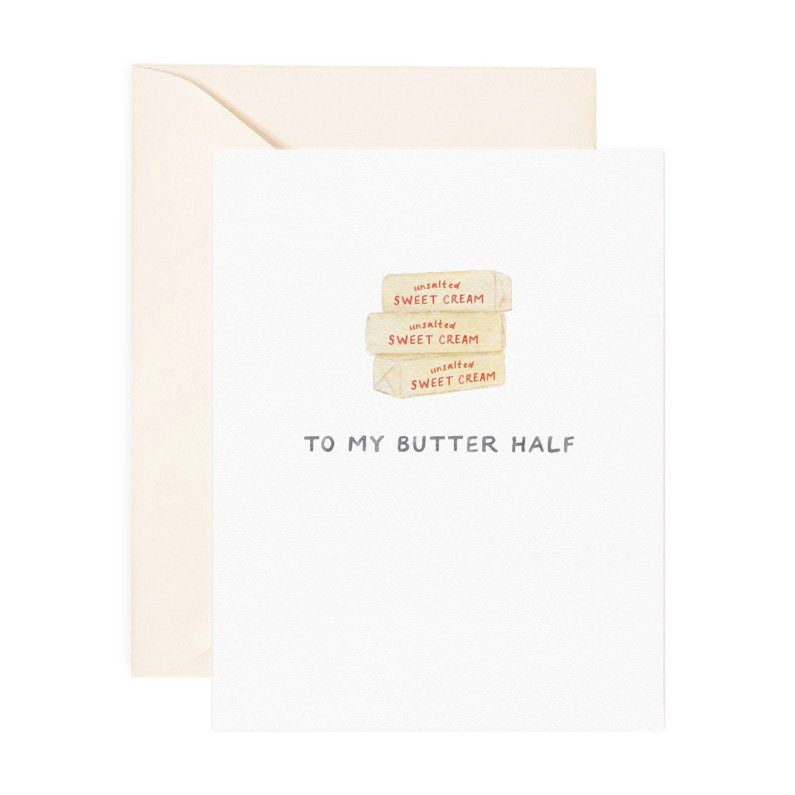 My Butter Half Love Card