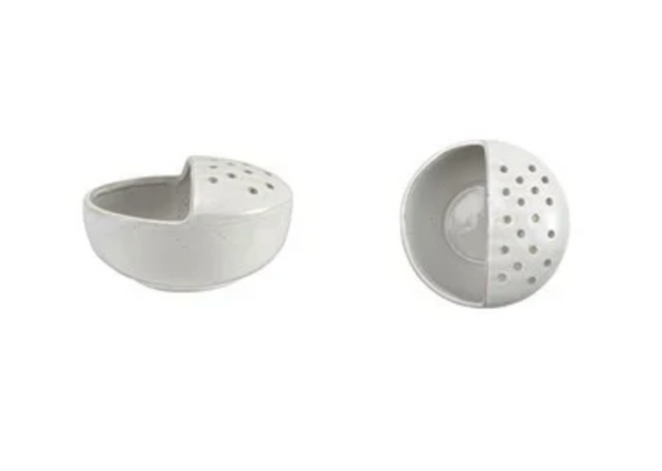 Round White Strainer Bowl