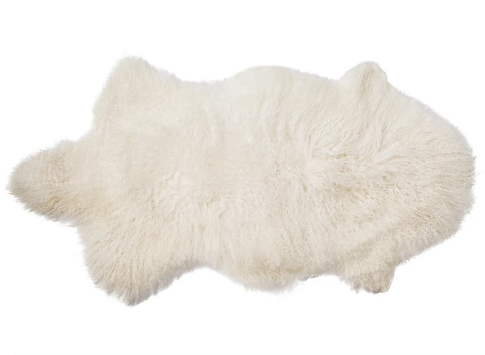 Natural Lamb Fur Rug