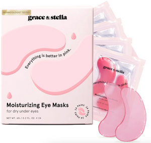 Grace & Stella Eye Masks: Pink