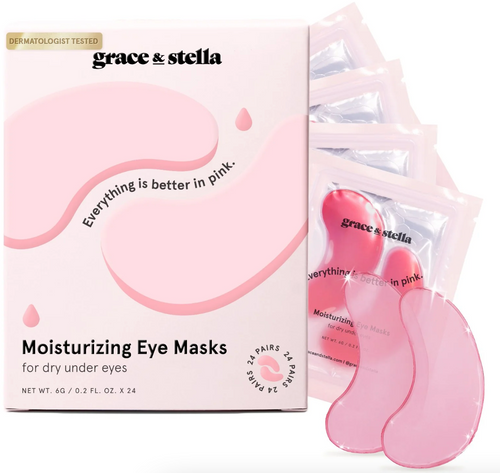 Grace & Stella Eye Masks: Pink