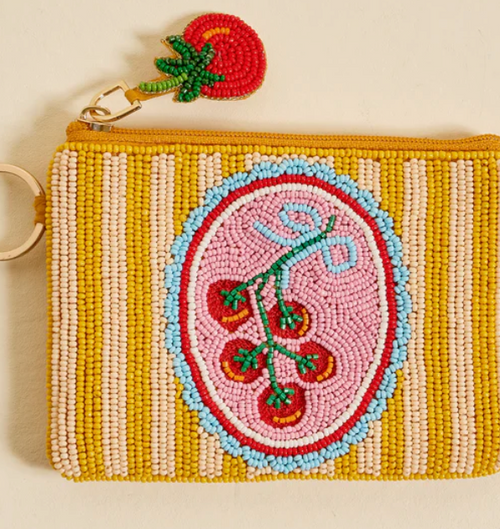 Hand Beaded Pouch