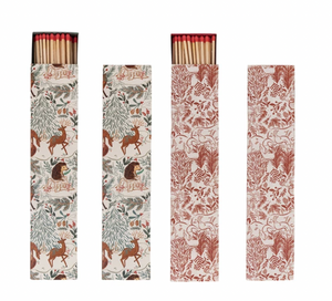 Fox Pattern Matchbox w/Matches
