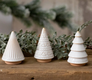 Mini Glazed Ceramic Trees