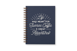 Journal/Notebook - Sunrise Coffee & Adventure
