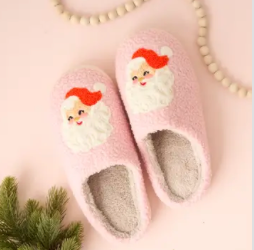 Santa Holiday Slippers