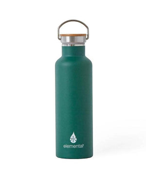 Elemental Stainless Steel Water Bottle - Forest Green