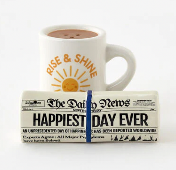 Coffee and Morning News Salt & Pepper Shakers
