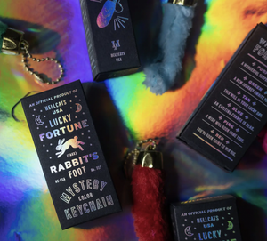 Mystery Rabbit's Foot Keychain