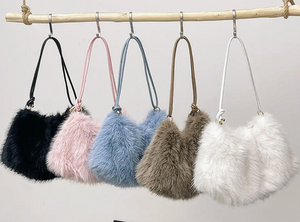 Plush Fur Shoulder Bag