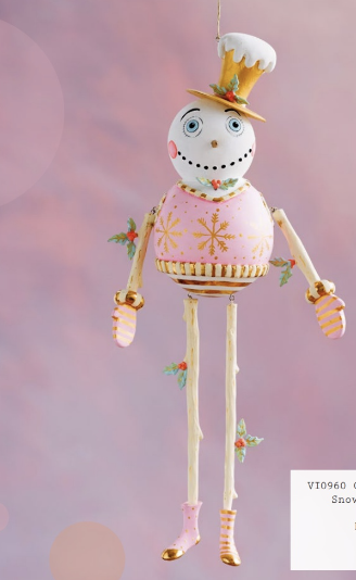 Hanging Holly Jolly Snowman