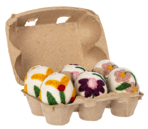 Floral Egg Ornaments