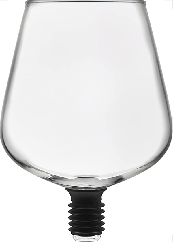 Wine Glass Bottle Topper
