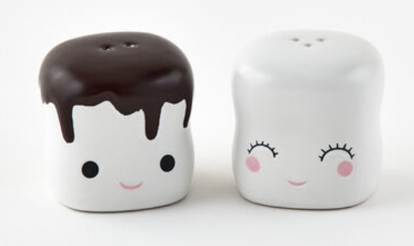 Marshmallow Salt and Pepper Shakers