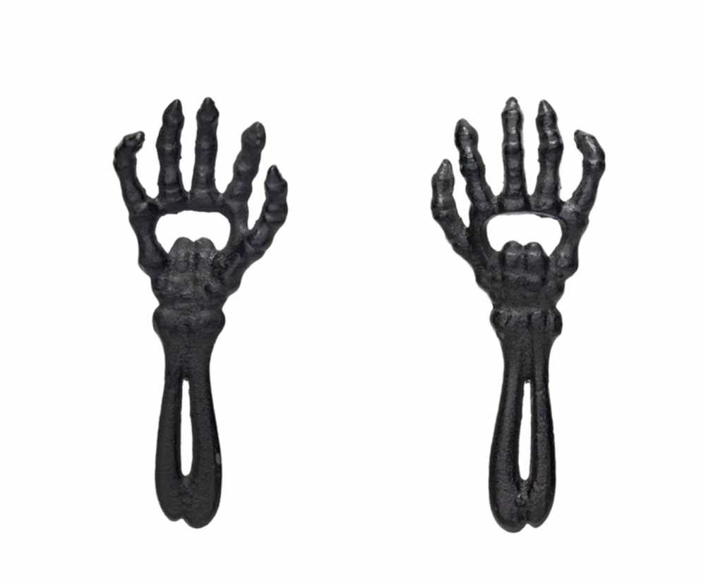 Cast Iron Skeleton Bottle Opener