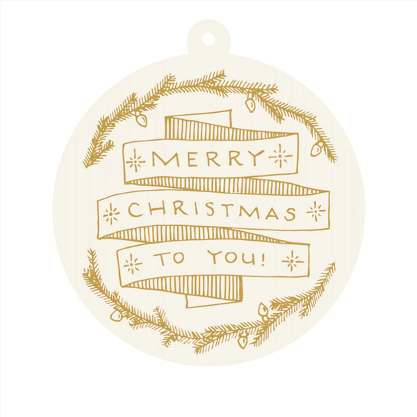 Merry Christmas To You Gift Tag
