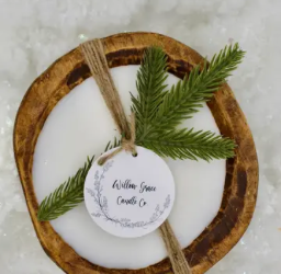 Mini Round Dough Candle