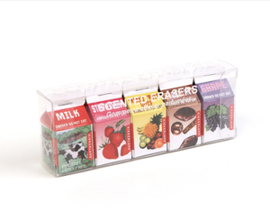 Carton Scented Erasers- Set of 5