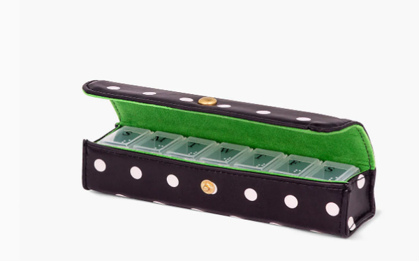 Cabana Dots Travel Pill Organizer